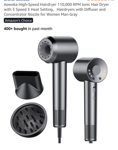Aowoka high speed hairdryer - high-speed,