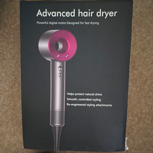 Hair dryer grey pink - dryer, grey/pink