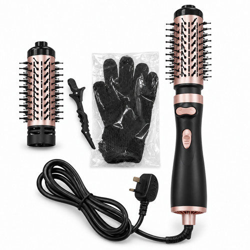 Rotating hair dryer - 3-in-1,