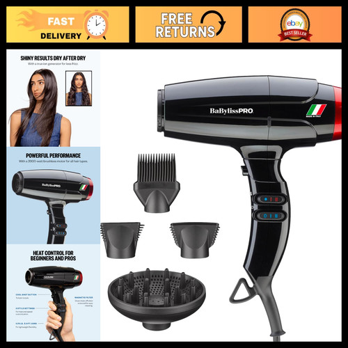 Powerful ion hair dryer - powerful, with
