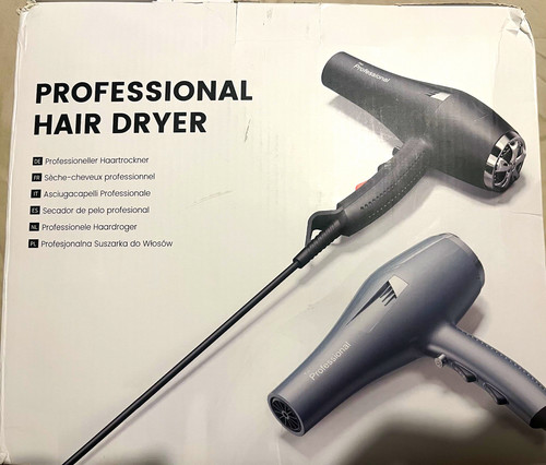 Professional hair dryer black - professional,